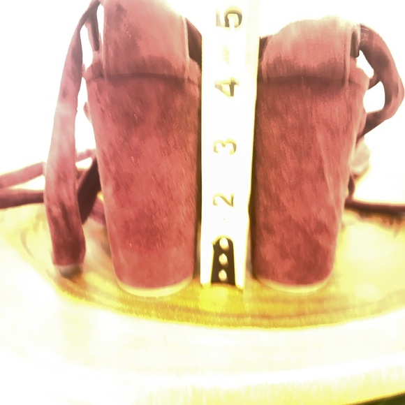 Steve Madden Christey Lace Up Leather Heel in Brandy Wine - Picture 11 of 15